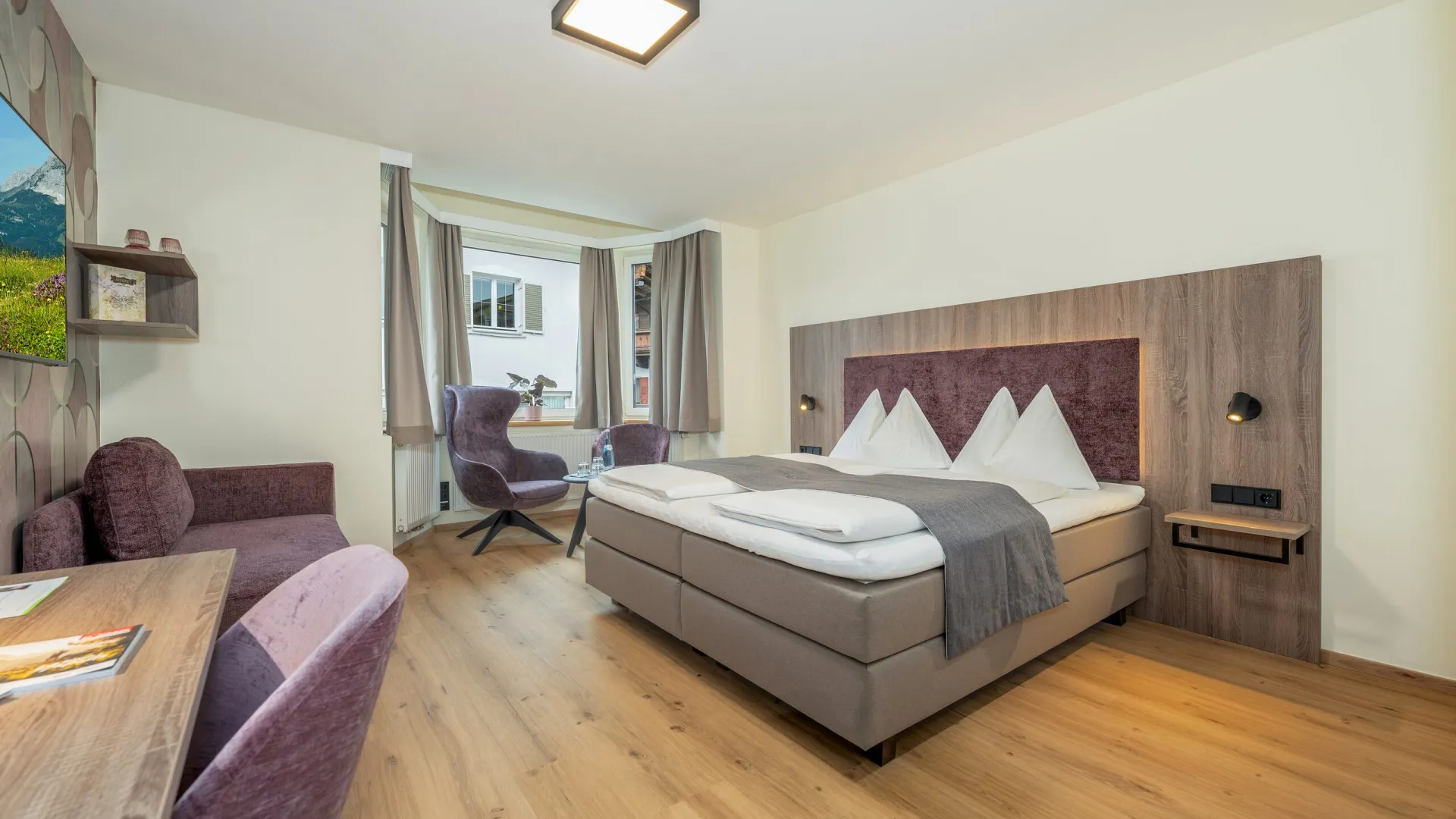 Doppelzimmer Wilder Kaiser mit Boxspringbett